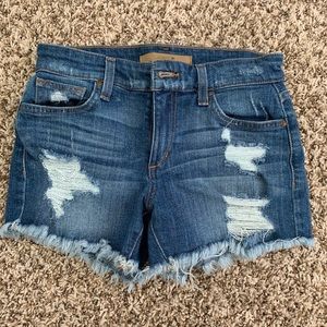 Distress jeans shorts